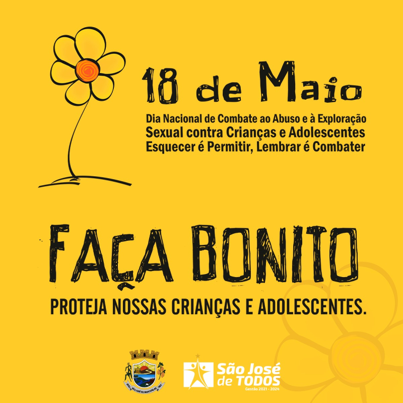 DIA NACIONAL DE COMBATE AO ABUSO E EXPLORAÇÃO SEXUAL DE CRIANÇAS E ADOLESCENTES 